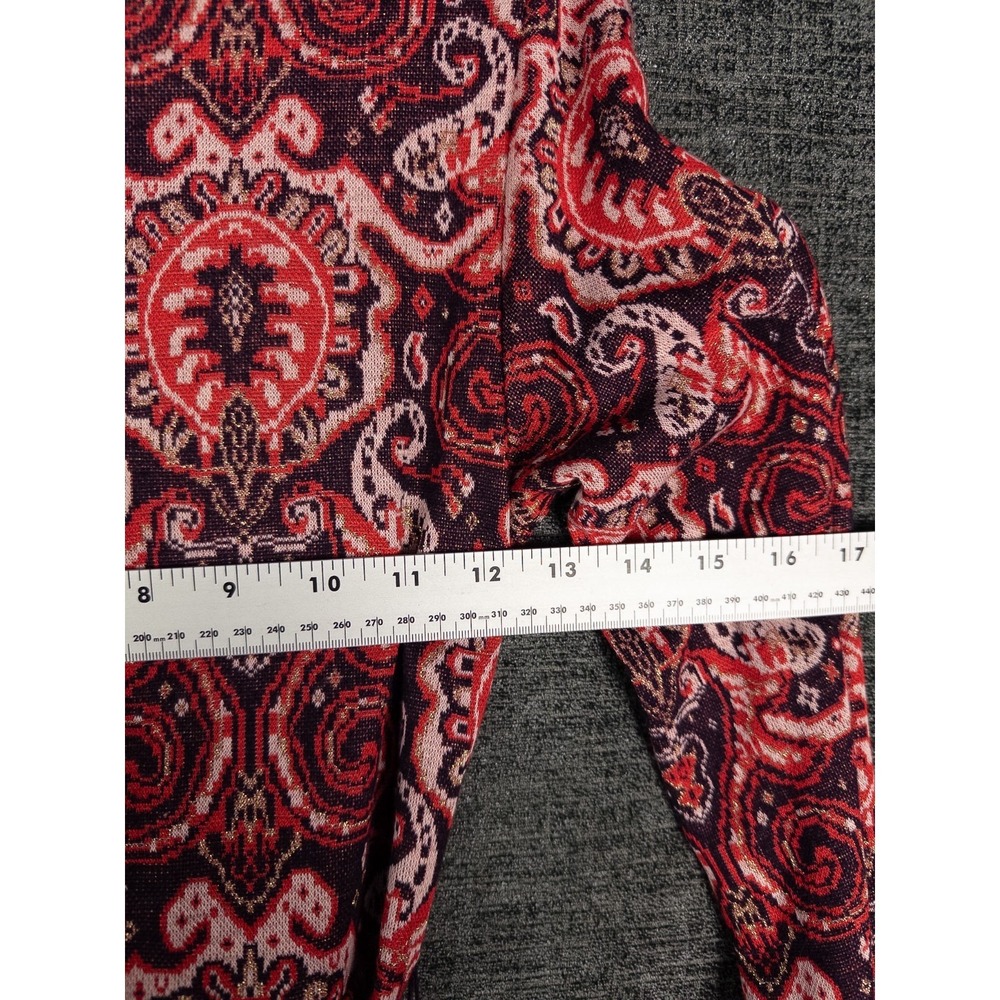 Maeve Anthropologie Dress Womens S V Neck Paisley Boho Belted Ruffle Short - Picture 5 of 8